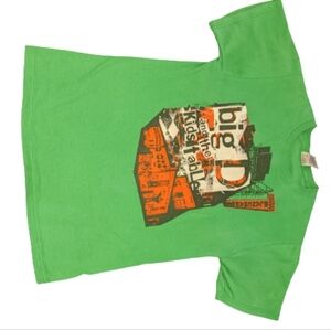Donating Soon! Big D and the Kids Table Vintage Green Band Tee Size Small
